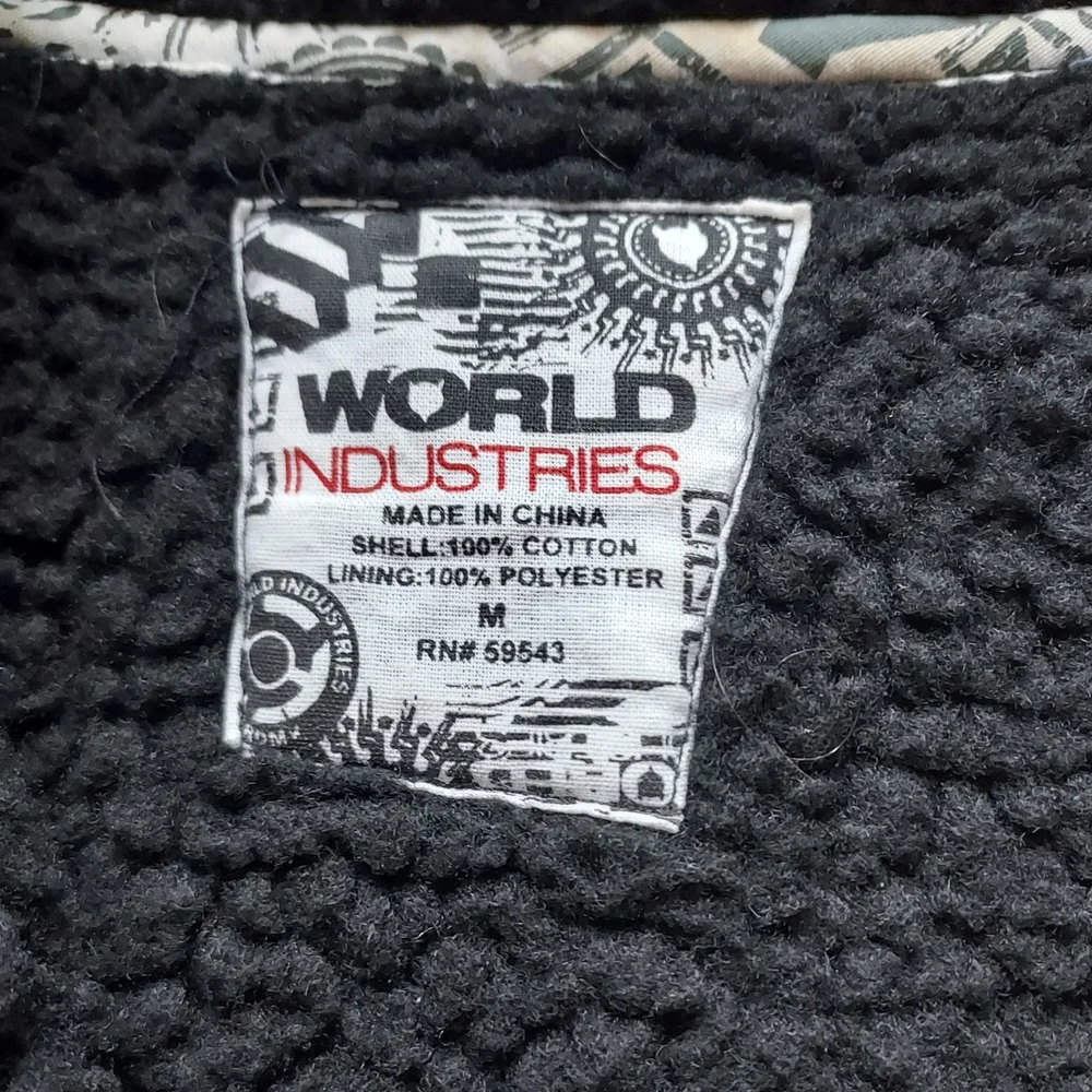 Y2K Checkered Plaid Flannel Hooded Sherpa Lined Jacket Skater Streetwear